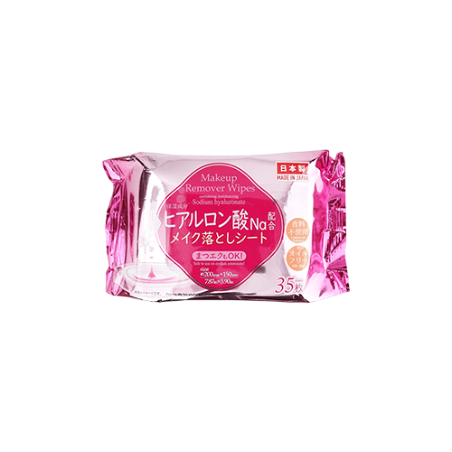 Makeup Remover Wipes- Hyaluronic Acid- 35 sheets