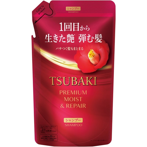 Tsubaki Premium Moist & Repair Shampoo (Refill pack) 300 ml